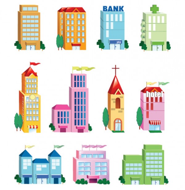 web Vectors vector graphic vector unique ultimate skyscraper quality Photoshop pack original new modern illustrator illustration icons hotel highrise high quality fresh free vectors free download free download design creative church building bank AI 
