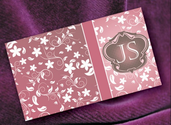 soft silk royal purple psd professional card business cards AI 