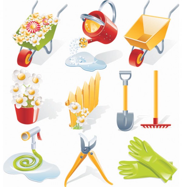wheel barrow web watering can Vectors vector graphic vector unique ultimate tools shears quality Photoshop pack original new modern illustrator illustration icons high quality gloves gardening tools gardening garden fresh free vectors free download free flowers download design creative AI 