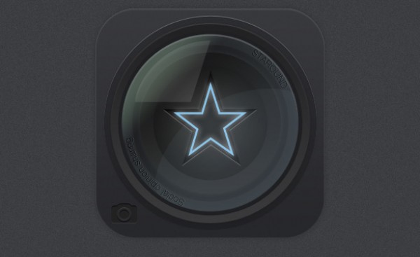 style star shiny round psd suorce files photoshop resources megapixels mac lens iphone iPad icon glossy Free icons free icon clean camera big apple 2.0web 