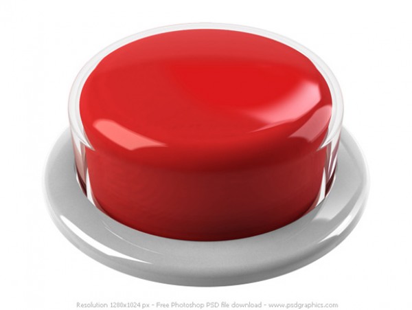 web security red push button psd plastic stop button panic button emergency alarm button 3d 