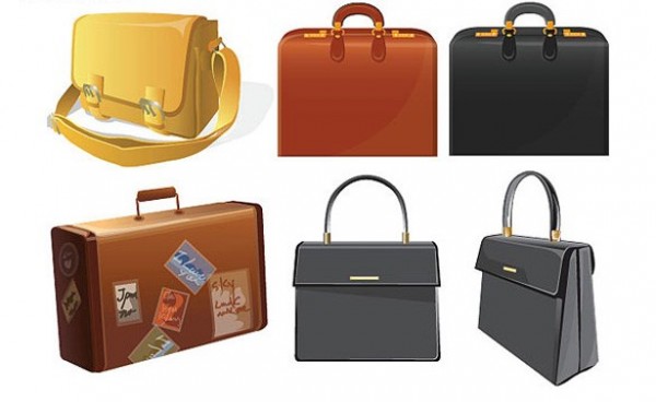 web vector unique ultimate ui elements travel suitcase stylish style quality purse portfolio pack original new modern interface illustration high quality high detail hi-res HD handbag graphic fresh free download free fashion elements download detailed design creative business briefcase bag 