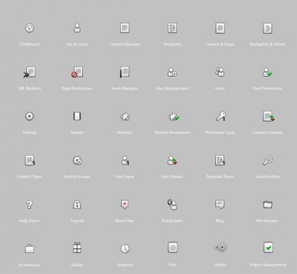 web unique ultimate stylish simple set quality psd pack original new modern minimalist minimal mini icons hi-res HD fresh free download free elements download design creative content management icons content management content icons content cms clean 