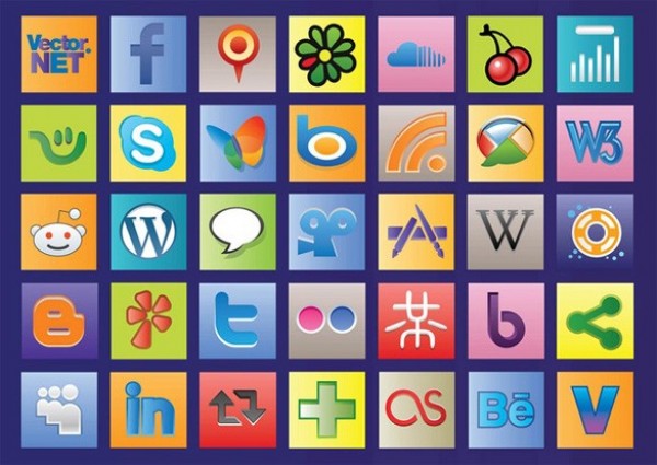 web vector unique stylish social media social icons social quality original new networking modern logos illustrator icons high quality graphic fresh free download free download design creative colorful bright 
