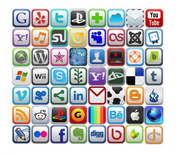 web unique ui elements ui stylish social media icons social media social icons simple quality original new networking modern interface icons hi-res HD fresh free download free elements download detailed design creative colorful clean bookmarking 