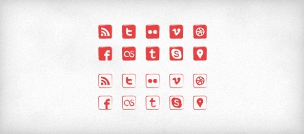 web unique ui elements ui twitter stylish social media social icons social simple set seal red quality pack original new modern interface icons hi-res HD fresh free download free flickr Facebook elements download detailed design creative clean 