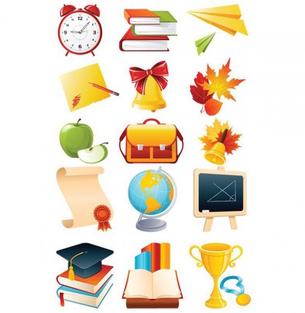 web vector unique ui elements stylish school quality original new interface illustrator icons high quality hi-res HD graphic fresh free download free elements education download diploma. school icons detailed design creative books blackboard bell autumn leaves 