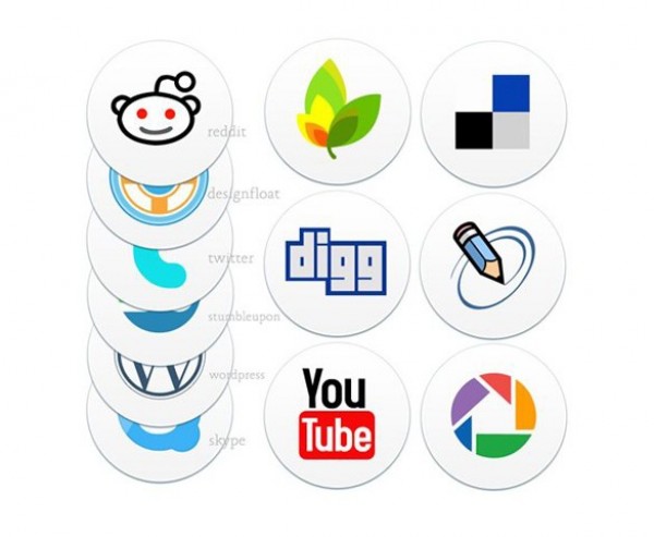 web unique ui elements ui stylish social media icons social icons simple set round quality paper pack original new modern interface icons hi-res HD fresh free download free elements download detailed design creative clean 
