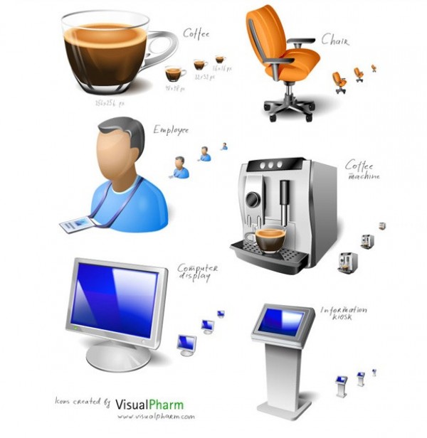 web user unique ui elements ui stylish simple quality original office icons office chair new monitor modern interface information kiosk icons hi-res HD fresh free download free elements download detailed design creative coffee maker coffee cup clean avatar  