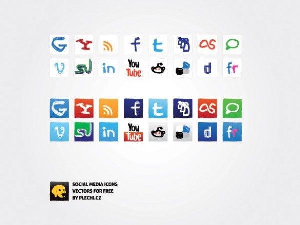 web vector unique ui elements stylish social media social sketched set quality pack original new networking interface illustrator icons high quality hi-res HD hand drawn graphic fresh free download free elements download detailed design creative bookmarking 