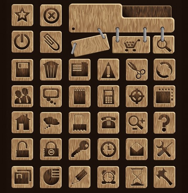 wooden wood web icons wood ui icons wood icons web icons web vector unique ui elements stylish quality original new interface illustrator icons high quality hi-res HD graphic fresh free download free elements download detailed design creative 