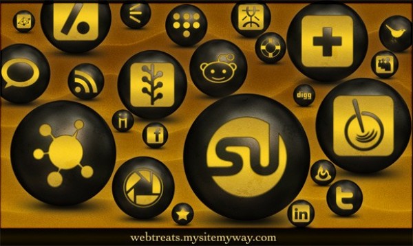 web unique ui elements ui stylish social media simple set quality pack original orb new networking modern interface icons hi-res HD gold fresh free download free elements download detailed design creative clean bookmarking black 