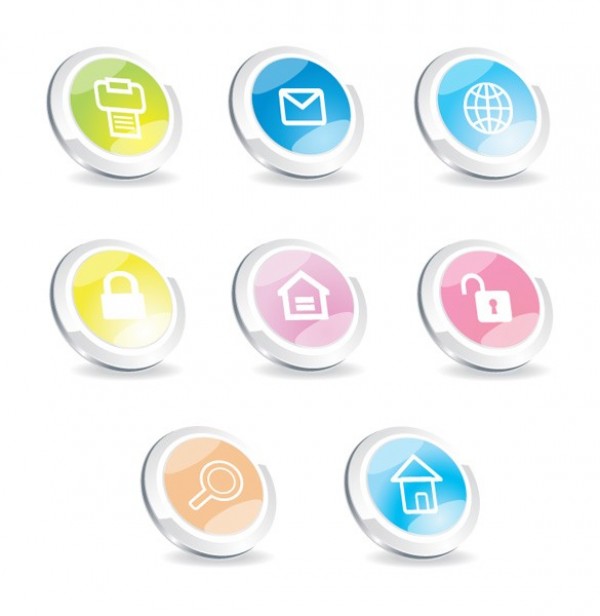 web vector unique ui elements stylish set round quality original new modern interface illustrator icons high quality hi-res HD graphic fresh free download free elements download dock detailed design creative buttons 