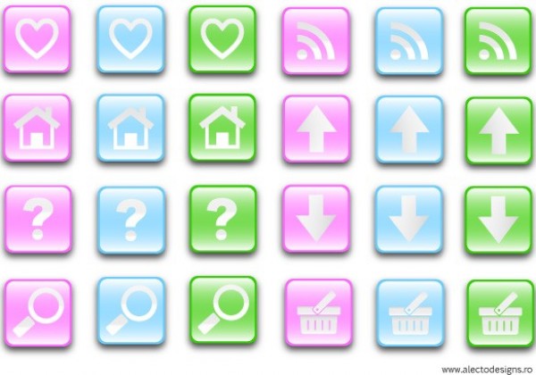 web unique ui elements ui stylish simple set search RSS quality pink pastel pack original new modern love icons interface home hi-res HD green fresh free download free elements download detailed design creative colors clean blue arrows 