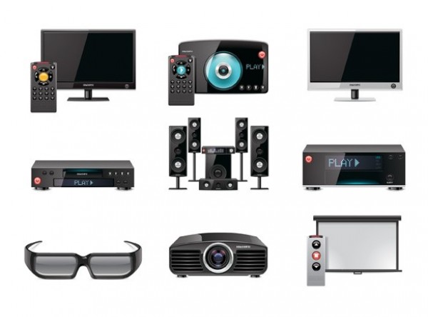 web vector unique ui elements tv technology sunglasses stylish stereo speakers set screen remote quality projector original new monitor interface illustrator icons high quality hi-res HD graphic fresh free download free elements electronic download detailed design creative black 