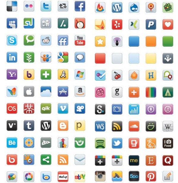 web vector unique ui elements ui stylish social media icons social simple set quality png pack original new networking modern interface icons hi-res HD fresh free download free EPS elements download detailed design creative clean bookmarking 