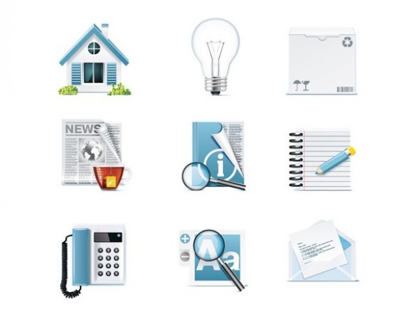 white web vector unique ui elements stylish quality phone original notebook News new mail magnifying glass light bulb interface illustrator house home high quality hi-res HD graphic fresh free download free elements download detailed design creative blue icons blue 