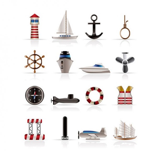 torpedoes submarines ships ship sailboat rope lighthouse life jacket helm float plane compass boats anchor 