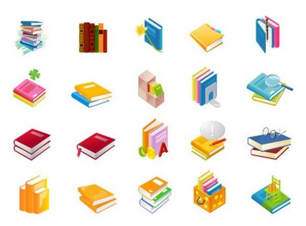 web vector unique ui elements stylish stack of books quality original notebook new interface illustrator icons icon high quality hi-res HD graphic fresh free download free elements download detailed design creative colorful book icon book 