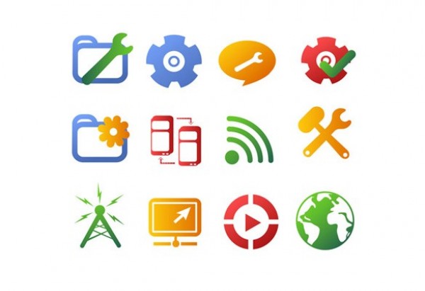 wireless web icons web vector unique ui elements tools stylish set quality original new network interface illustrator icons high quality hi-res HD graphic fresh free download free elements download detailed design creative colorful 