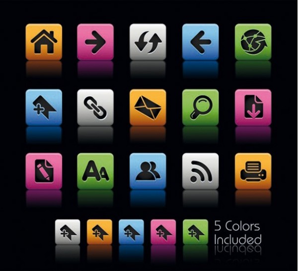 web icons set web vector icons vector unique ui elements stylish set quality pack original new interface illustrator high quality hi-res HD graphic fresh free download free elements download detailed design creative colors colorful 