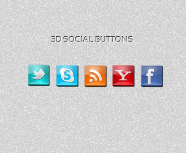 yahoo web unique ui elements ui twitter stylish social media icons social Skype set RSS quality psd original new networking modern interface icons hi-res HD fresh free download free Facebook elements download detailed design creative clean 3d 