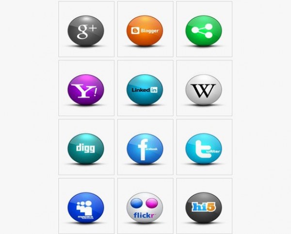 web unique ui elements ui stylish social icons social simple set round quality original orb new networking modern interface icon hi-res HD glossy fresh free download free elements download detailed design creative clean bookmarking ball 