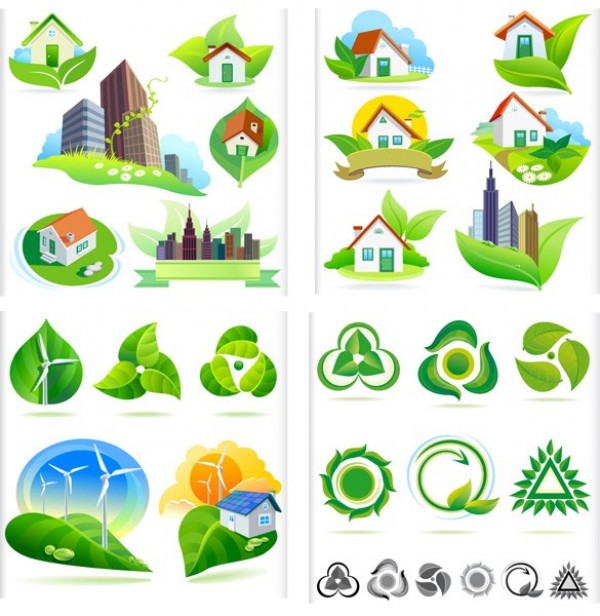 windmill web vector unique ui elements symbol stylish set quality pack original new nature leaves leaf interface illustrator icons icon house home high quality hi-res HD green graphic friendly fresh free download free elements eco download detailed design creative bio 