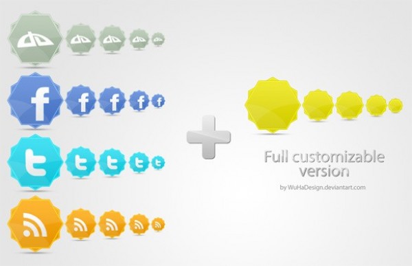 web unique ui elements ui twitter stylish social icons social simple RSS quality psd original new networking modern interface icons hi-res hexagon HD fresh free download free Facebook elements download detailed design creative clean bookmarking 