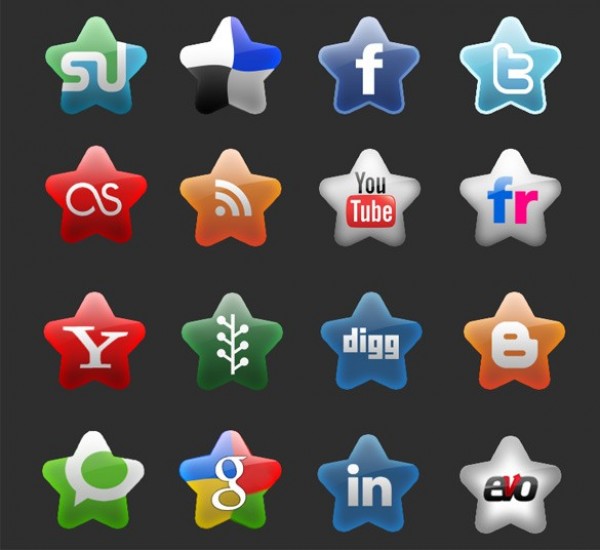 web unique ui elements ui stylish starry social media social simple set quality psd png pack original new networking modern interface icons hi-res HD glossy fresh free download free elements download detailed design creative clean bookmarking 