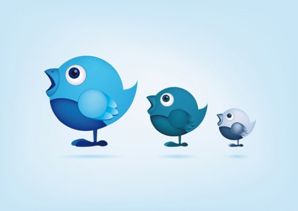 web vector unique ui elements twitter birds twitter stylish social media set quality original new interface illustrator icons high quality hi-res HD graphic fresh free download free elements download detailed design cute creative blue birds blue bird 