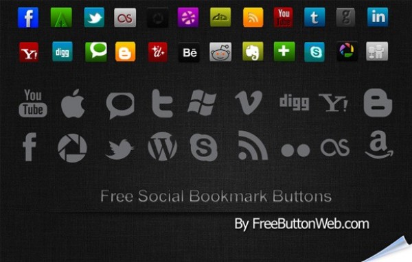 web unique ui elements ui stylish social media icons social simple set quality psd pack original new networking modern media interface icons hi-res HD fresh free download free elements download detailed design creative clean bookmarking 