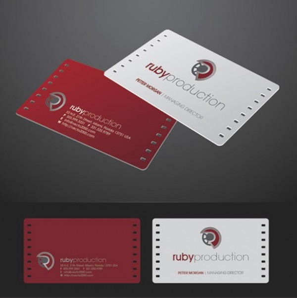 white web vector unique ui elements template stylish red quality original new interface illustrator high quality hi-res HD graphic front fresh free download free film EPS elements download detailed design creative cdr business cards back 