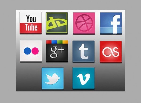 web unique ui elements ui stylish square social set quality png original new networking modern media interface icons hi-res HD fresh free download free elements download detailed design creative clean bookmarking 3d 