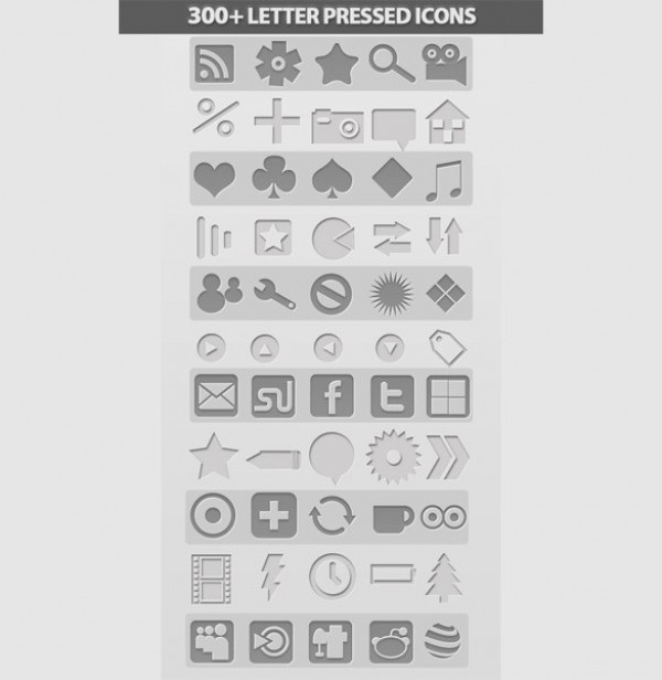 web unique ui elements ui stylish set quality psd pressed png pack original new modern letter pressed interface icons hi-res HD greyscale grey fresh free download free elements download detailed design creative clean 
