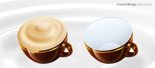 web unique ui elements ui stylish quality png original new modern interface icon hi-res HD frothy fresh free download free empty cup elements download detailed design cup of coffee cup icon cup creative coffee clean cappuccino coffee cappuccino 