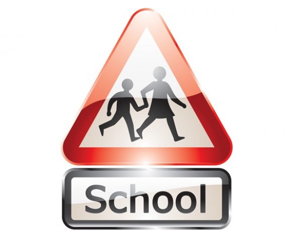 web vector unique triangular stylish sign shiny school red quality original illustrator icon high quality graphic glossy fresh free download free EPS download design crossing creative children crossing children 