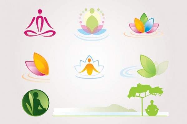 zen yoga web vector unique ui elements tranquility stylish set quality original new meditation interface illustrator icons high quality hi-res HD graphic fresh free download free elements download detailed design creative AI 
