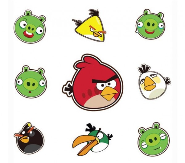 web vector unique ui elements stylish stickers set quality original new interface illustrator icons high quality hi-res HD graphic fresh free download free EPS elements download detailed design creative angry birds 