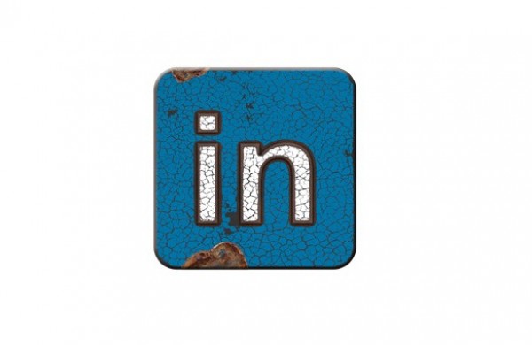 web unique ui elements ui stylish rusted quality png original new modern metal linkedin icon interface icon hi-res HD grungy grunge fresh free download free elements download detailed design creative cracked paint clean 
