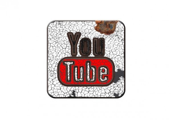 youtube icon youtube web unique ui elements ui stylish social rusted quality png original new modern interface icon hi-res HD grungy grunge fresh free download free elements download detailed design creative clean 