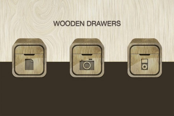 wooden drawer icon wooden wood web unique ui elements ui stylish quality psd png pictures original new music modern interface icon hi-res HD fresh free download free elements drawer icons drawer download documents docks detailed design creative clean 