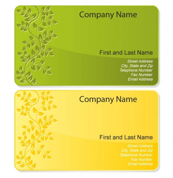 yellow web vector unique ui elements template stylish stamped set quality original new leaves leaf interface illustrator high quality hi-res HD green graphic fresh free download free floral EPS elements download detailed design creative cdr business cards AI 
