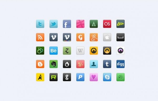 web unique ui elements ui stylish social icons set social set quality psd pack original new networking modern media interface icons hi-res HD fresh free download free elements download detailed design creative colorful clean bookmarking 