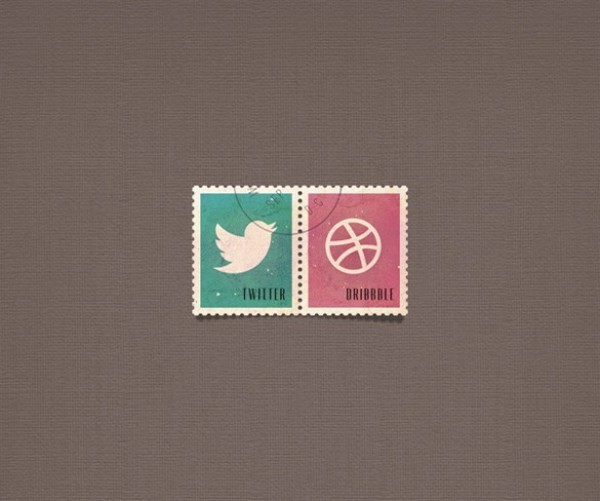 web vintage unique ui elements ui twitter stylish stamps stamped social media set quality psd postage original new modern interface icons hi-res HD fresh free download free elements dribbble download detailed design creative clean 