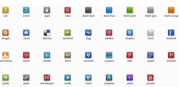 web unique ui elements ui stylish social icons set social set quality psd png pack original new networking modern media interface icons hi-res HD gosocial fresh free download free elements download detailed design creative clean bookmarking blank icons 