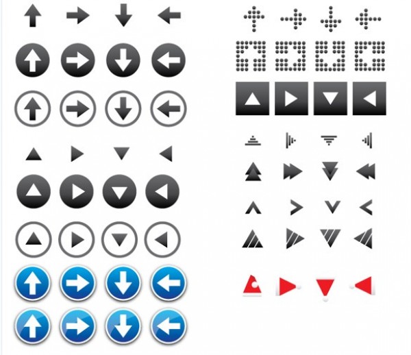 web vector arrows vector up unique ui elements stylish set red quality pack original new js interface illustrator html high quality hi-res HD graphic fresh free download free forward elements download down directional arrows detailed design creative blue backward arrows set arrows AI 