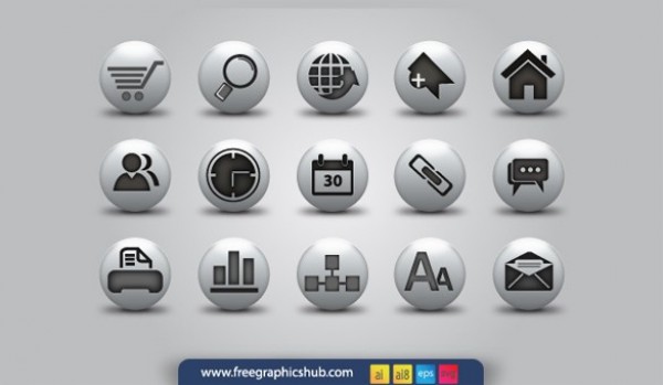 white web vector icons set vector icons vector unique ui elements SVG stylish set round quality original orb new interface illustrator icons high quality hi-res HD graphic glossy fresh free download free EPS elements download detailed design creative AI  