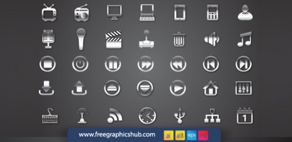 web vector icons set vector unique ui elements stylish shiny set quality original new metal interface illustrator icons high quality hi-res HD graphic fresh free download free elements download detailed design creative chrome vector icons chrome icons Chrome 
