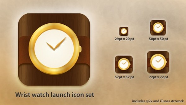 wrist watch web watch unique ui elements ui stylish set quality psd original new modern iPod iphone iPad ios interface icon hi-res HD fresh free download free elements download device detailed design creative clock icon clock app icon clock clean  